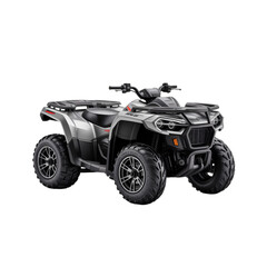 black motorcycle isolated on white