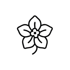 Naklejka premium vector illustration of a flower
