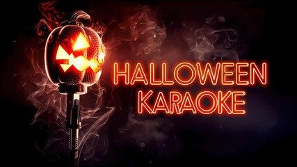 Enjoy Halloween karaoke with spooky songs and festive fun this October