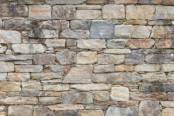 Dry masonry Stone wall background texture