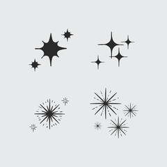 Flat sparklings star collection