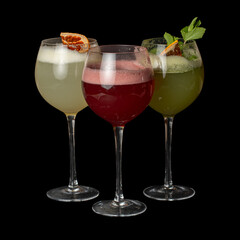 Cocktail, refreshing, colorful, glass, drink, beverage, alcohol, summer, tropical, fruity, garnish, ice, bar, party, closeup, fresh, delicious, elegant, classic, mixology, chilled, exotic, served, spa