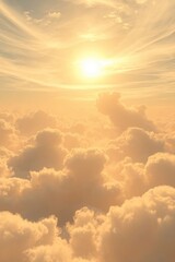 Fototapeta premium sunset sky with clouds