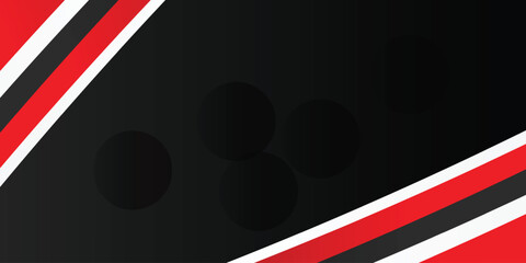 Abstract background balck elegant red and whti color curve shape. Vector illustration