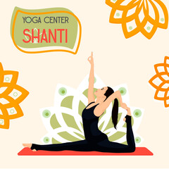 yoga center banner square