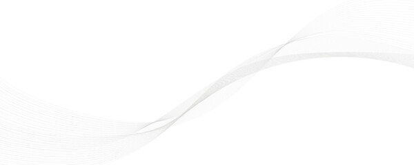 Abstract flowing lines on white background