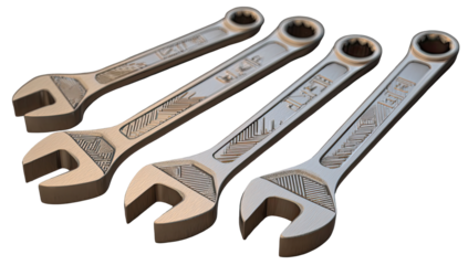Four wrenches in a row