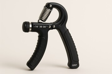 Obraz premium Close up of a grip strengthener tool with resistance settings for hand and wrist exercise