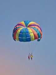 paraglider in the sky