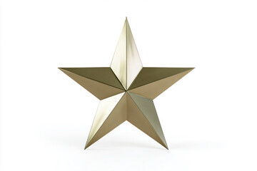 Obraz premium a gold star with a pointed point on it