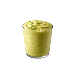 Creamy Avocado Smoothie in Glass - Healthy Green Drink