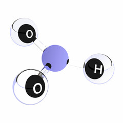 abstract molecule background