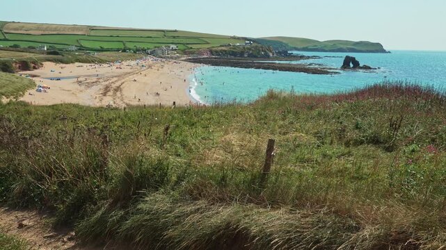Thurlestone Sands and South Milton Sands, Devon, England