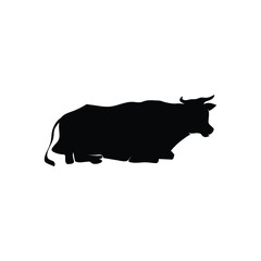 Hand drawn animal silhouette