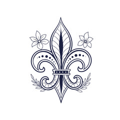 Fleur delis icon, Adobe Illustrator Artwork