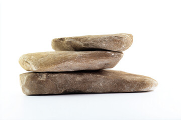 a stack of rocks sitting on top of each other