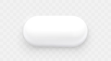 White frame label, event bar button, grey signboard, transparent background. Vector illustration