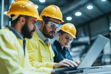 Diverse team of packers collaborating in a bright warehouse for efficient product preparation