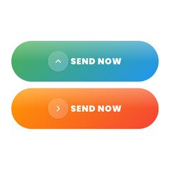 Modern gradient buttons with 'Send Now' text and icons for calls to action