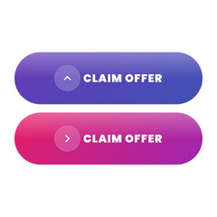 Grab your deal now click to claim offer buttons vibrant gradient