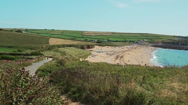Thurlestone Sands and South Milton Sands, Devon, England