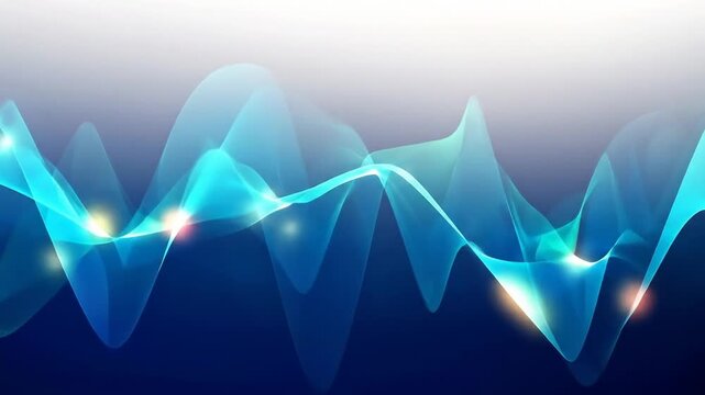 Abstract vector colorful flowing wave lines