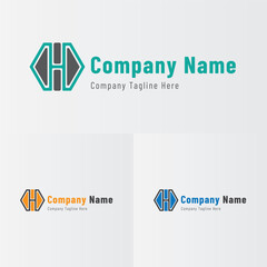 Hexagon Logo Design Template