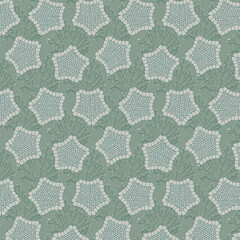 Cute Starfish seamless vector pattern