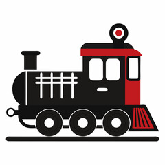 toy train isolated on white