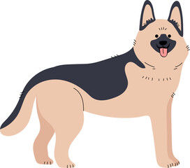 german shepherd dog breed puppy animal clipart