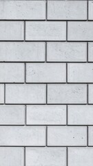 Obraz premium Light gray rectangular bricks in rows