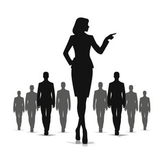 Leadership & Management  Vector Design