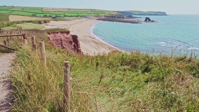 Thurlestone Sands and South Milton Sands, Devon, England