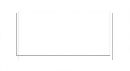 Abstract Geometric Shapes and Lines Forming a Modern Minimalist Design with Subtle Overlap