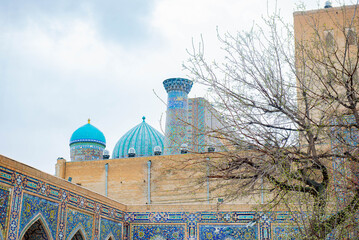 an ancient and very beautiful madrasah in Bukhara