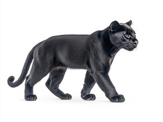 Fototapeta premium Black panther side profile