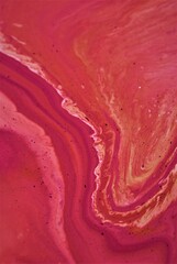 Marble abstract acrylic background. Marbling artwork texture. Agate ripple pattern. Gold powder.