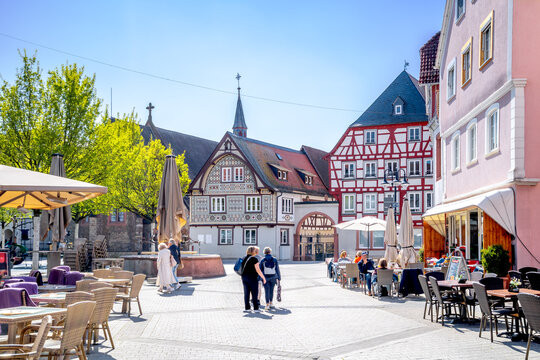 Altstadt, Bensheim, Hessen, Deutschland 