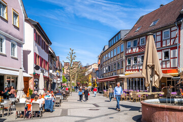 Altstadt, Bensheim, Hessen, Deutschland 