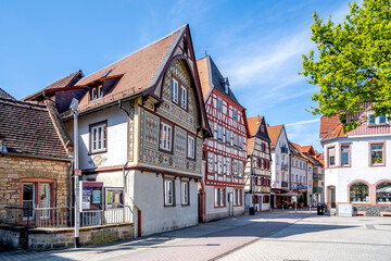 Altstadt, Bensheim, Hessen, Deutschland 
