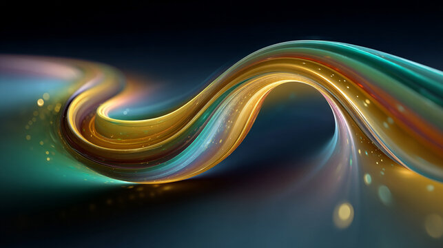 Abstract fractal background with intricate geometric patterns, vibrant colors, and recursive designs, creating a visually striking, modern, and digital art effect.