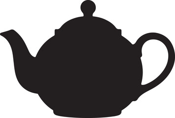 Obraz premium classic premium teapot silhouette
