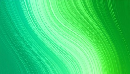 Dynamic interplay of vibrant green hues, showcasing fluid, curving lines.