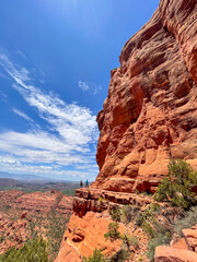 red rocks Cathedral trail in Sedona Arizona