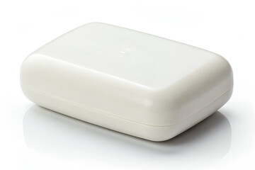 Soap Bar on White Background