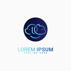 15.eps animal vector logo design 