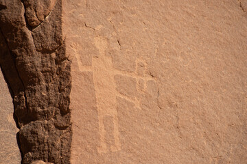 Fototapeta premium AlUla Archaeology Rock Art (Saudi Arabia)