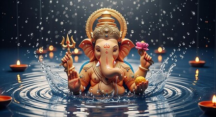 Ganesha visarjan , ganpati visarjan 