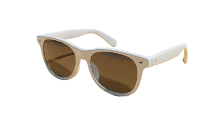 Off-white oversized sunglasses angled to the right