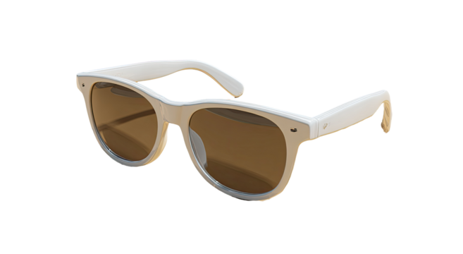 Off-white oversized sunglasses angled to the right